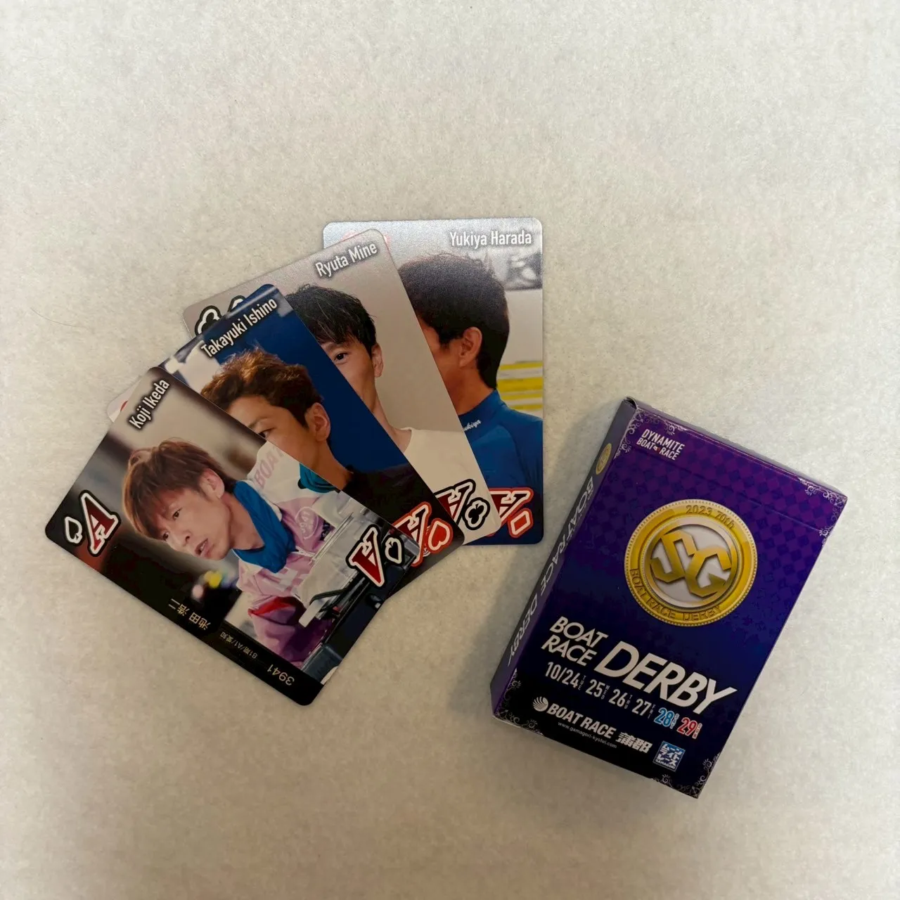 【数量限定！】SG第70回ボートレースダービー オリジナルトランプと交換